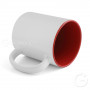 Sublimation mug with red interior