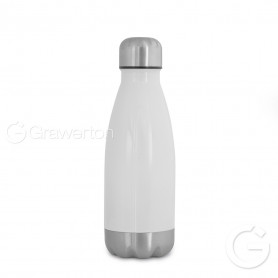 Butelka termiczna biała do nadruku sublimacyjnego TERMA 350 ml