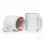 White sublimation mug with THANK YOU interior