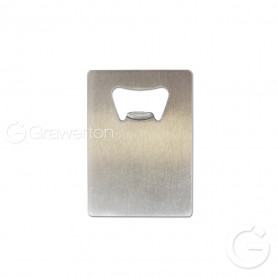 Silver rectangular opener for sublimation IGO