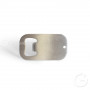 Silver rectangular opener for sublimation IGO rounded edges