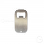 Silver rectangular opener for sublimation IGO rounded edges