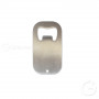 Silver rectangular opener IGO rounded edges