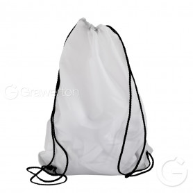 White SAKO gym bag / blackpack with strings