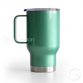 Sublimation thermal mug green ITER
