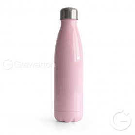 Thermic bottle for sublimation printing pink TERMA 500 ml