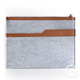 Sublimation folder grey felt