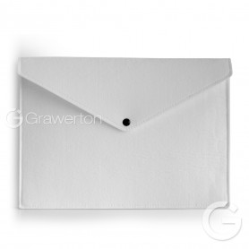 White felt sublimation folder