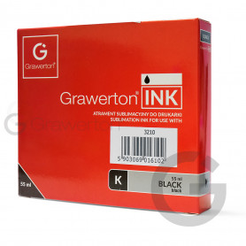 Atrament sublimacyjny Grawerton INK do drukarki Ricoh 3210 - Black 55 ml