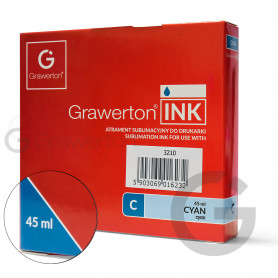 Atrament sublimacyjny Grawerton INK do drukarki 3210 - Cyan 45ml