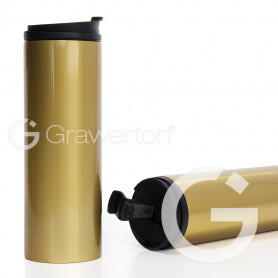 Stainless steel gold thermos 500 ml TUBO