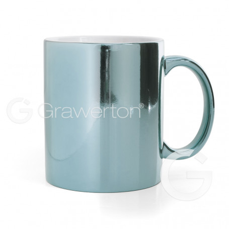 Glossy blue sublimation mug