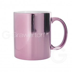 Sublimation mug glossy pink