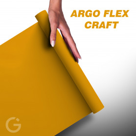 Argo Flex CRAFT foil for iron-on transfers 30x50 cm - Pumpkin yellow
