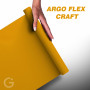 Folia Argo Flex CRAFT do naprasowanek 30x50 cm - Żółta Ciemna
