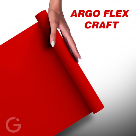 Folia Argo Flex CRAFT do naprasowanek 30x50 cm - Czerwona