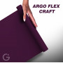 Folia Argo Flex CRAFT do naprasowanek 30x50 cm - Śliwkowa