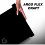 Folia Argo Flex CRAFT do naprasowanek 30x50 cm - Czarna