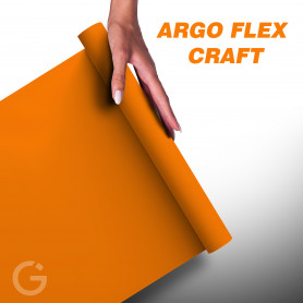 Folia Argo Flex CRAFT do naprasowanek 30x50 cm - Neonowa Pomarańczowa
