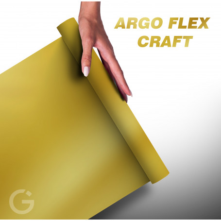 Folia Argo Flex CRAFT do naprasowanek 30x50 cm - Złota Lustrzana