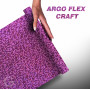 Argo Flex CRAFT foil for iron-on transfers 30x50 cm - Cyclamen Glam