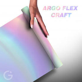 Folia Argo Flex CRAFT do naprasowanek 30x50 cm - Holograficzna Lustrzana