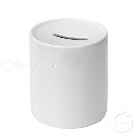 White moneybox for sublimation