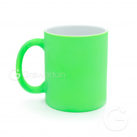 Sublimation mug neon green FLUO