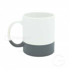 Sublimation mug matte with grey bottom RING