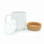 Sublimation mug matte white with cork HILO