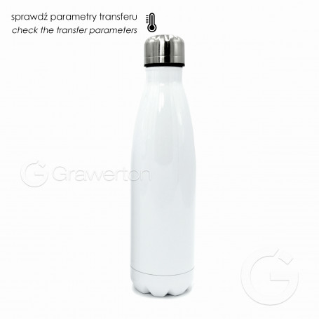 Thermal sublimation bottle white TERMA N.  (low) 500 ml