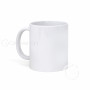 White mug for sublimation RED BLANK from 1 pc.