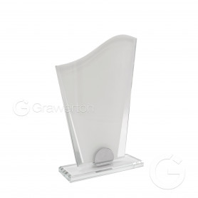 Glass trophy for sublimation FALA small 10 mm