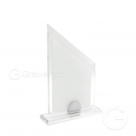 Glass trophy for sublimation PRIMA small 10 mm