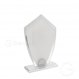 Glass trophy for sublimation ALFA small 10 mm