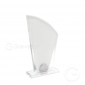 Glass trophy for sublimation SIGMA small 10 mm