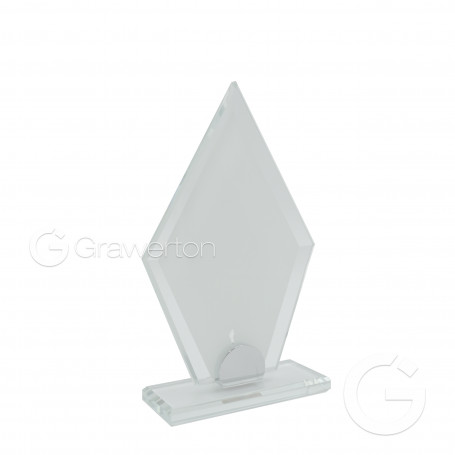 Glass trophy for sublimation DIAMENT small 10 mm