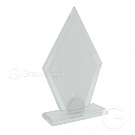 Glass trophy for sublimation DIAMENT big 10 mm