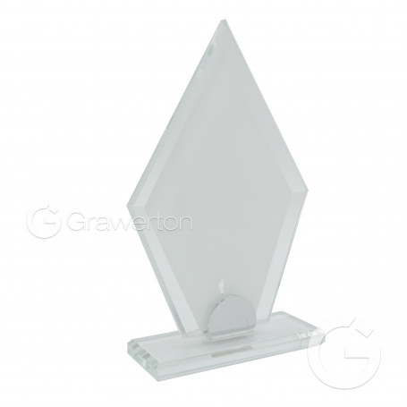 Glass trophy for sublimation DIAMENT big 10 mm