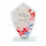 Glass trophy for sublimation ALFA small 10 mm