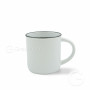 Ceramic sublimation mug with black rim LOFT