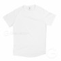 T-shirt for sublimation SPORTY white unisex size XS - 1 pc/pack