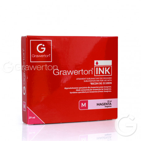 Atrament sublimacyjny Grawerton INK do drukarki Ricoh SG 3110DN - Magenta