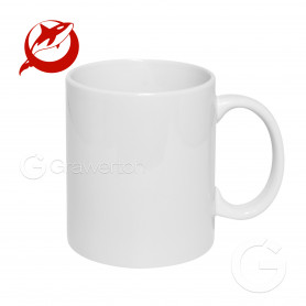 White glossy mug for sublimation RED ORCA 1 pc.