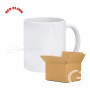 White mug for sublimation RED BLANK from 36 pcs - carton