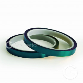 Heat resistant tape green 10 mm x 33 m