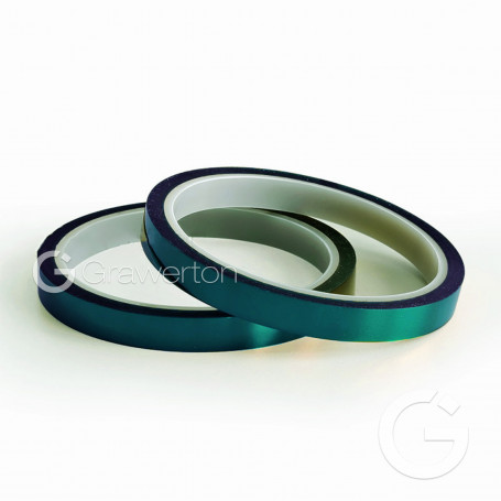 Heat resistant tape green 10 mm x 33 m