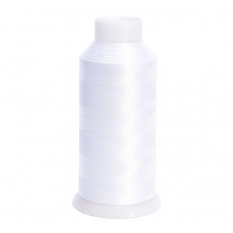 Drum thread for embroidery machine 5000m - white