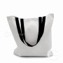 Shopping sublimation bag with black handles AURA