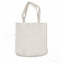 Shopping sublimation canvas bag VANILLA